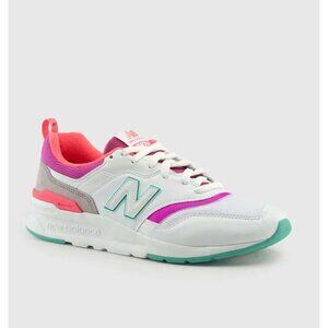 New Balance 997H Sneakers White/Pink/Green/Purple Women's 10
